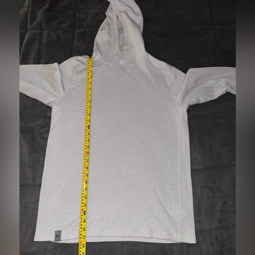 Free Country Men's Light Gray Hooded Sweater Size Small - Picture 5 of 6